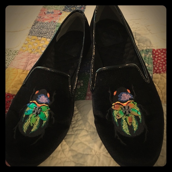 Tory Burch Shoes - Tory Burch rare beetle loafers- size 8